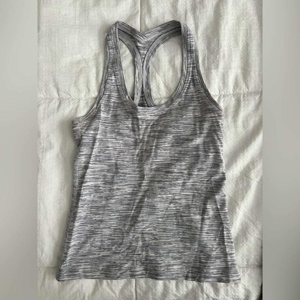 lululemon athletica Heathered Gray Tank Top